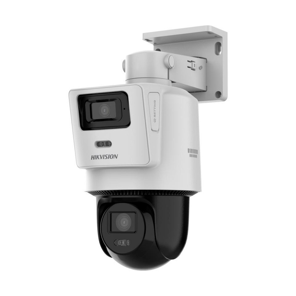 Cámara PT IP TandemVU 4MP Dual Light 30m Audio Bidireccional DS-2SE2C400MWG-E/14 2.8/8mm Hikvision